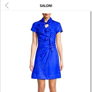 Silk Saloni dress - never worn/new with tags